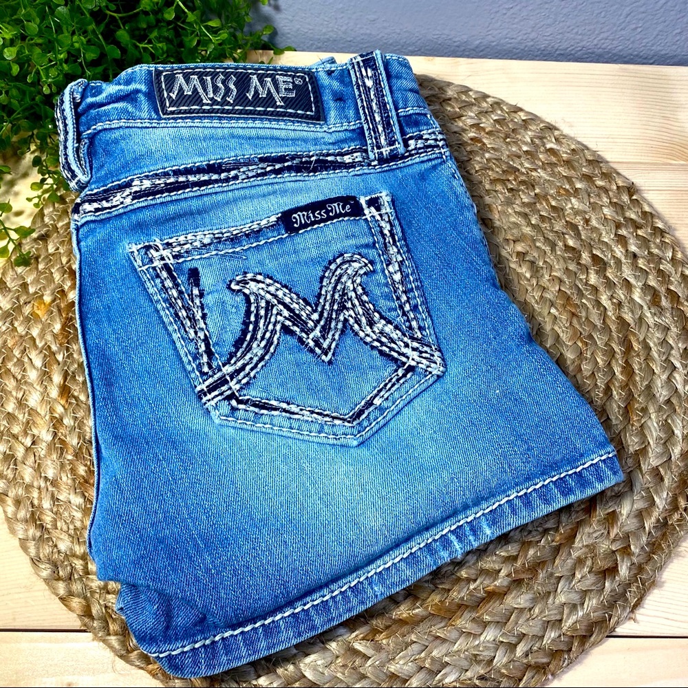 MISS ME Blue Jean Demin Sz 27 X1024H Shorts